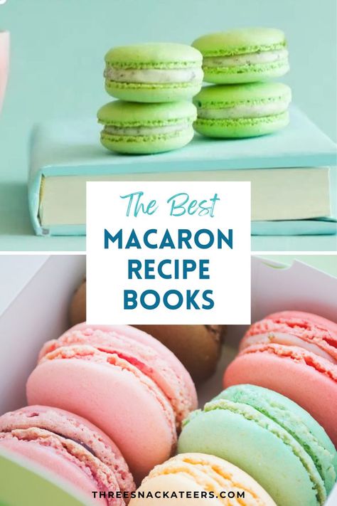 Macarons. With Text Reading: 7 Best Macaron Recipe Books. Macaron Recipe Flavors, Best Macaron Recipe, Homemade Chocolate Chip Cookies Recipe, Make Macarons, Macaron Recipes, Macarons Recipe, How To Make Macarons, Macaron Flavors, Baking Recipe