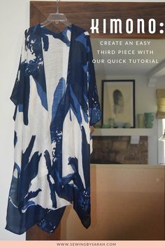 Simple Kimono Pattern Easy Diy, Sew Kimono Pattern Easy Diy, Kimono Diy Pattern, Easy Kimono Pattern Diy, Simple Kimono Pattern, Easy Patterns To Sew, Kimono Pattern Sewing, Diy Kimono Pattern, Sew Kimono