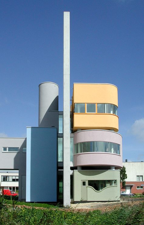 Gallery - AD Classics: Wall House 2 / John Hejduk, Thomas Muller/van Raimann Architekten & Otonomo Architecten - 2 John Hejduk, Thomas Muller, Architectural Inspiration, Beautiful Architecture, House 2, Contemporary Architecture, Postmodernism, Architecture Building, Interior Architecture Design