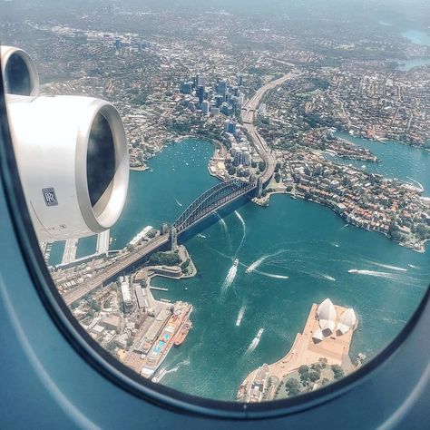 Flying Over Sydney. Sydney Australia Vacation, Australia Aesthetic, Sydney Travel, Harbor Bridge, Visit Sydney, Australian Travel, Destination Voyage, Life Is A Journey, Most Beautiful Cities