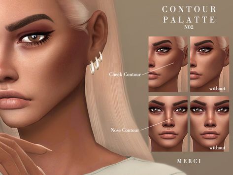 This contour palatte comes with 3 different versions. Found in TSR Category 'Sims 4 Female Blush' Skin Overlay, Mods Sims 4, Sims 4 Tsr, The Sims 4 Skin, Makeup Cc, Pelo Sims, Sims 4 Cc Makeup, Sims 4 Game Mods, Sims 4 Cc Skin