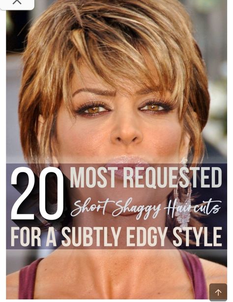 Choppy Shaggy Hair, Short Hairstyle Women Shaggy, Women Shaggy Haircut, Razor Layered Haircuts, Razor Haircuts For Women Short, Shaggy Layered Haircuts Short, Short Shag Bob Haircuts, Razor Cut Shag Haircut, Cute Haircuts For Thick Hair