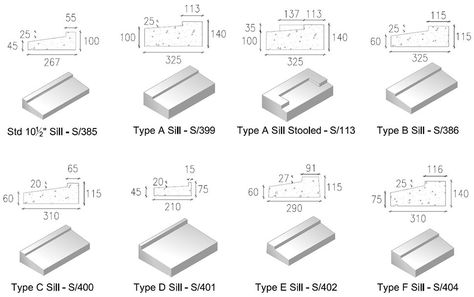 Window Sill Replacement, Concrete Lintels, Masonry Construction, Window Manufacturers, Timber Frame Building, Timber Frame Construction, Window Sills, Coping Stone, Precast Concrete