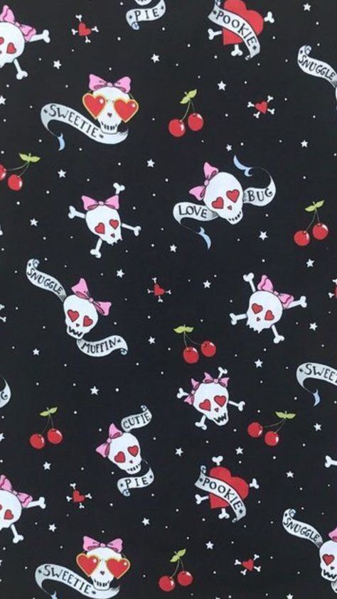 Gothabilly Wallpaper, Skull Wallpapers, Sugar Skull Wallpaper, Skulls Wallpaper, Bling Wallpaper, Cover Wallpaper, Pink Skull, Halloween Wallpaper Iphone, Textile Logo