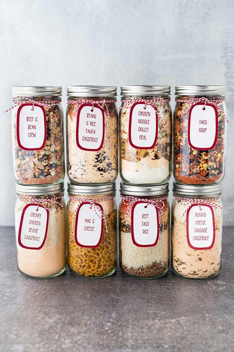 Meal In A Jar Recipes, Recipes In A Jar, Dry Canning, Mason Jar Gifts Recipes, Meal In A Jar, In A Jar Recipes, Pantry Meals, Homemade Dry Mixes, Jar Meals