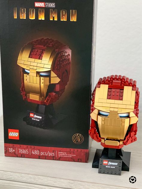 Iron Man Gifts For Him, Lego Sets Marvel, Iron Man Gift Ideas, Lego For Adults, Iron Man Gift, Marvel Gift, Iron Man Mask, Lego Iron Man, Lego Avengers