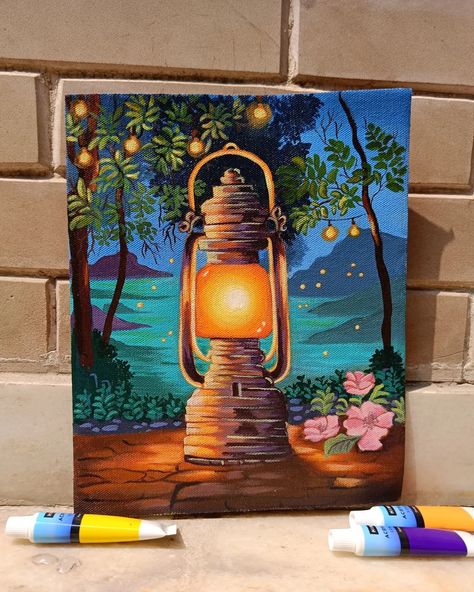 Materials used Canvas sheet - 8×10 inches Acrylic colours from @thoovi.arts @miyahimi.in My entry for #himipalette2024 Theme - lantern 🏮 Hosted by @miyaarts Time taken - 8 hours In the stillness of the night, Where shadows stretch and bend, A single lantern flickers brightly, A faithful, glowing friend. Its gentle flame, a steadfast guide, Through winding paths unknown, It shines where darkness dares to hide, And whispers, "You're not alone." It sways within the quiet breeze, ... Ramadan Greetings, Acrylic Colours, Cute Sketches, You're Not Alone, The Quiet, Painting Canvas, Acrylic Painting Canvas, Acrylic Colors, Clay Crafts