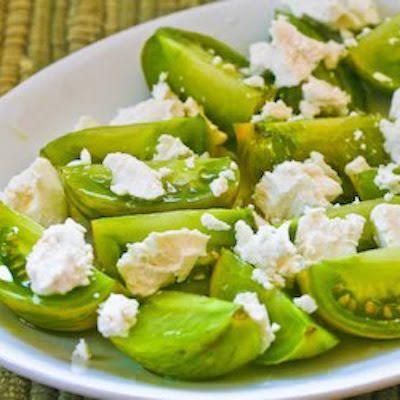 Friday Night Photos: More Green Zebra Tomato Love, with Recipes! (2010 Garden Update #12) | Kalyn's Kitchen® Green Zebra Tomato, Green Goddess Salad Dressing, Tomatoes Recipes, Heirloom Tomato Salad, Tomato Recipe, Csa Recipes, Small Tomatoes, Green Zebra, Garden Recipes