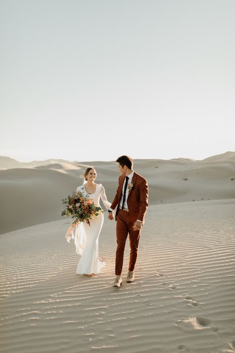 Bridals-at-the-little-sahara-sand-dunes-in-Utah.- Sand Dunes Wedding, Sand Dunes Elopement, Glamis Sand Dunes, Sand Dunes Photoshoot, California Boho, White Sands New Mexico, Wedding Sand, Proposal Photography, Bridal Poses