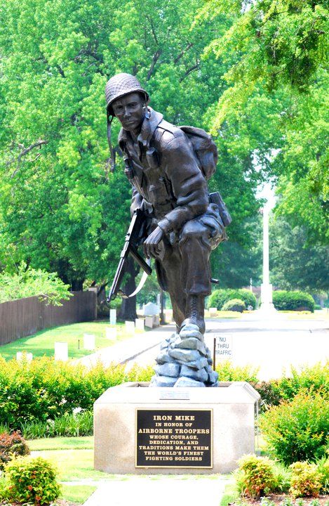 "Iron Mike" Ft. Bragg NC... Iron Mike, My Dad, Law Enforcement, Childhood Memories, Garden Sculpture, The Darkest, North Carolina, Statue, Outdoor Decor