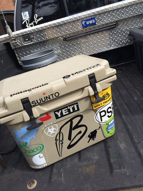 Yeti.  Sticker life Yeti Cooler Aesthetic, Yeti Aesthetic, Yeti Cooler Stickers, Cooler Stickers, Hampton Home, Yeti Cooler, Yeti Coolers, Flying Car, Adventure Aesthetic