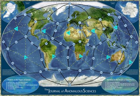 This Is Where Earth's Most Powerful Energetic Points And Chakras Are Located... Map Of Earth, Bosnian Pyramids, Earth Grid, Ley Lines, Ancient Pyramids, 5th Dimension, Karma Yoga, Mount Shasta, Earth Map