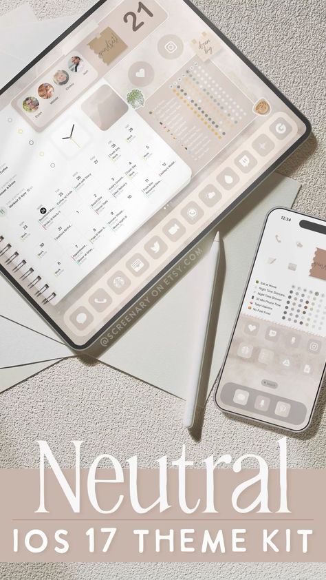 Free Digital Planner Templates Ipad Aesthetic Beige, Tablet Aesthetic Homescreen, Ipad Wallpaper Aesthetic Study, Iphone Neutral Wallpaper, Aesthetic Tablet Homescreen, Wallpaper Backgrounds Aesthetic Ipad, Study Ipad Wallpaper, Study Wallpaper Ipad, Minimalist Wallpaper Ipad