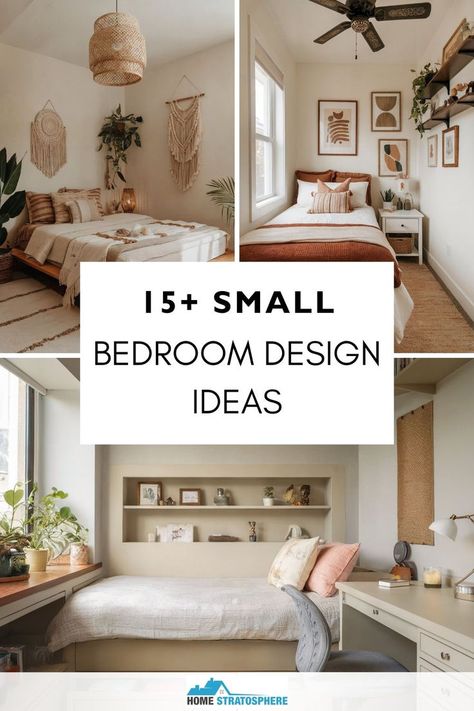 A collage of small bedroom setups highlighting various design styles, smart layouts, and decorative touches to inspire functional and stylish spaces. Extremely Small Bedroom, Extremely Small Bedroom Ideas, Bedroom Inspo Aesthetic, Small Bedroom Design Ideas, Tiny Bedrooms, Small Bedroom Designs, Small Bedrooms, Small Bedroom Ideas, Tiny Bedroom