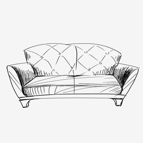 comfortable sofa,couch,interior decoration,cartoon sofa,sofa decoration,furniture,home,sofa illustration,seat,home clipart,drawing clipart,line clipart,couch clipart Couch Drawing Sketches, Sofa Illustration Drawings, Drawing Of A Couch, Couch Drawing Easy, Sofa Drawing Reference, Sofa Drawing Sketch, How To Draw A Couch, Couch Reference Drawing, Couch Drawing Reference