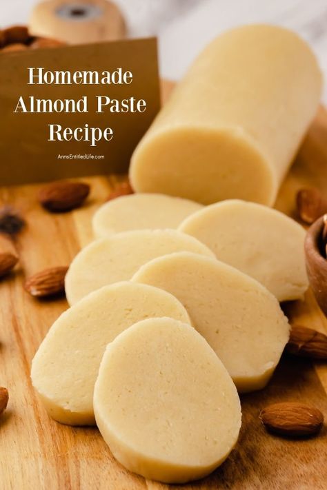 Almond Paste Cookies, Almond Paste Recipes, Marzipan Recipe, Almond Desserts, Almond Pastry, Paste Recipe, Almond Meal, Almond Paste, Money Savers