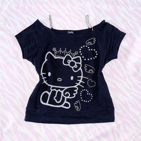 Hello Kitty Top, Wall To Wall Carpet, Mcbling Fashion, Kitty Clothes, Hello Kitty Clothes, Pink Hello Kitty, 2000s Fashion Outfits, Wall Carpet, Swaggy Outfits