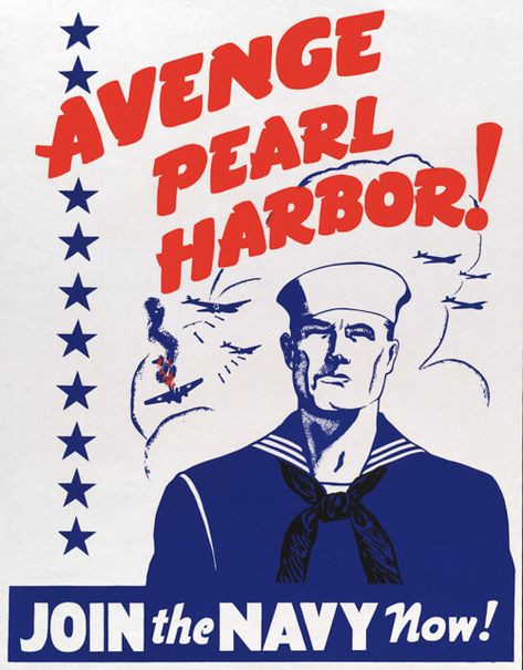 Propaganda posters served a vital purpose: to manipulate, to shape perceptions and further a cause. This site provides posters that are useful sources of media for students to evaluate the idea and vision of patriotism as it related to WWII. Links to NJSLA 6.1.12.A.11.d and 6.2.12.D.4.g    (Kiana K.) Interesting Posters, Wwii Propaganda Posters, Ww2 Propaganda Posters, Ww2 Propaganda, Wwii Propaganda, Greatest Generation, Joining The Navy, Ww2 Posters, Wwii Posters