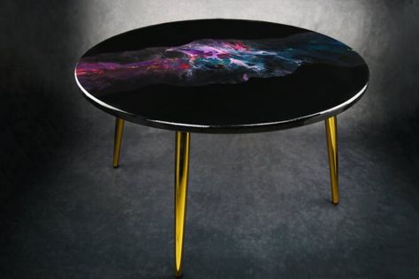 3 Coffee Tables, Pedestal Coffee Table, Round Glass Coffee Table, Drum Coffee Table, Decorative Boards, Custom Coffee Table, Black Galaxy, Expensive Furniture, Furniture Table