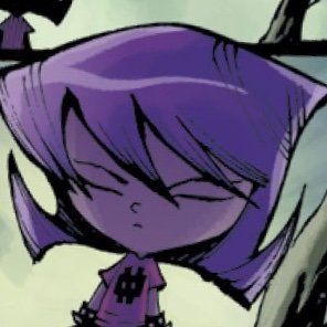 Gaz Invader Zim Fanart, Emo Cartoon Characters, Gaz Fanart, Gaz Invader Zim, Gothic Characters, Invader Zim Characters, Scene Aesthetic, Emo Pfp, Cartoon Books