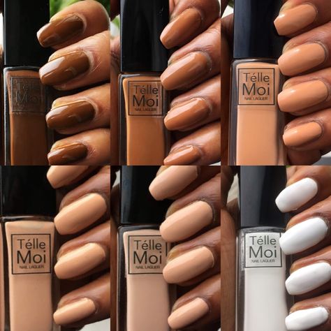 Nail Colours For Darker Skin, Nude Nail Polish, Colors For Dark Skin, Nude Nail, Find Color, Nail Polishes, Nude Nails, Beauty Cosmetics, Skin Tone