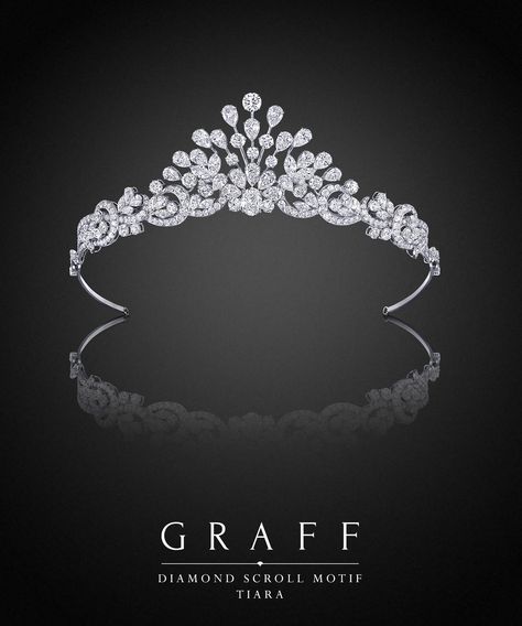 Graff Jewelry, Royal Diamond, Graff Diamonds, Tiaras Jewellery, Beautiful Tiaras, Jewerly Designs, Trendy Jewerly, Headpiece Jewelry, Diamond Tiara