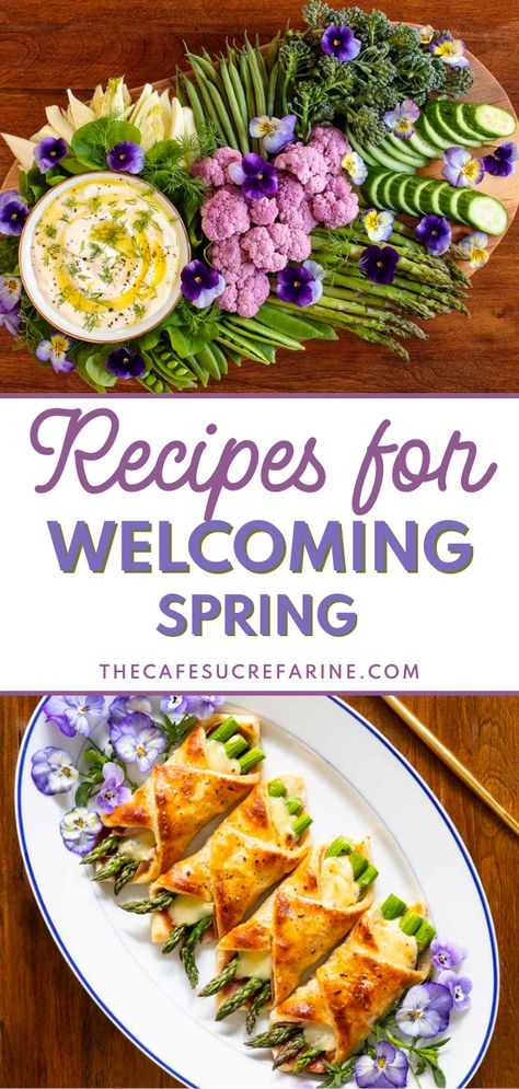 Luncheon Menu, Spring Appetizers, Java Burn Coffee, Healthy Spring Recipes, Spring Recipes Dinner, Spring Lunch, Spring Dishes, Spring Recipe, Delicious Appetizers