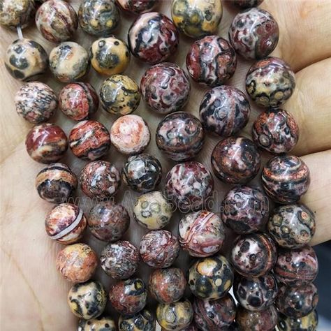 Red LeopardSkin Jasper Beads Smooth Round, approx 10mm (GB18328-10MM) - AndBead.com Leopardskin Jasper, Jasper Beads, Gemstone Beads, Jewelry Design, Gemstones, Beads, Crystals, Stone, Red