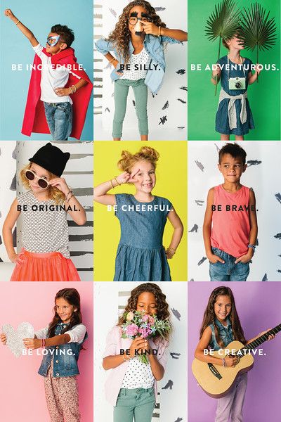 Photoshoot Clothing, Kids Branding Design, Yearbook Photoshoot, Baby Ads, Kids Inspo, Oh Joy, Clothing Tips, Brand Advertising, Kids Clothing Brands