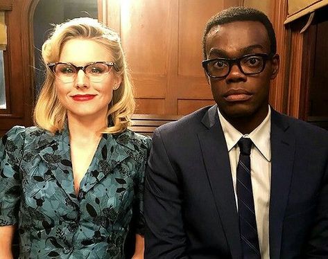 Chidi And Eleanor, Kristen Bell, Thank God, The Good Place, The Good, A Man