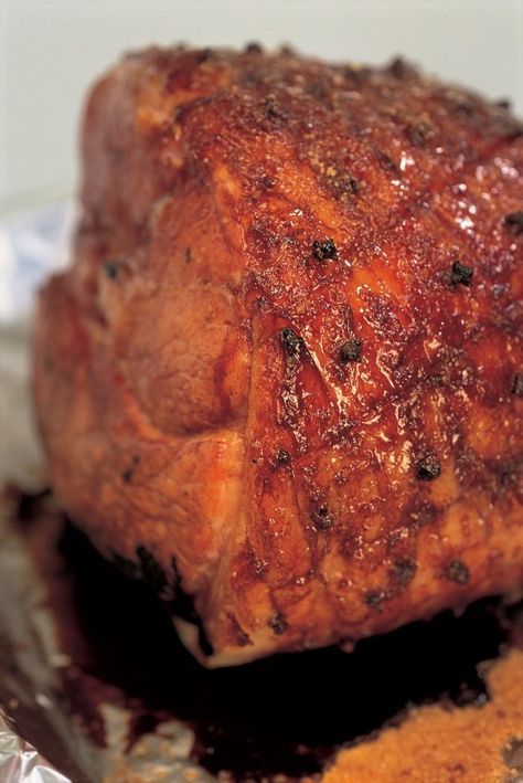 Ginger Glazed Ham | Community Recipes | Nigella's Recipes | Nigella Lawson Coke Ham, Cola Ham, Coca Cola Ham, Roast Gammon, Nigella Lawson Recipes, Roasted Ham, Christmas Ham, Ham Glaze, Leftover Ham