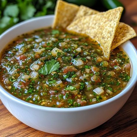 El Torito Salsa Recipe, Cilantro Lime Salsa Recipe, Fresh Cilantro Recipes, Spicy Salsa Recipe, Cilantro Lime Salsa, Jalapeño Salsa, Homemade Bolognese Sauce, Homemade Bolognese, Cilantro Recipes