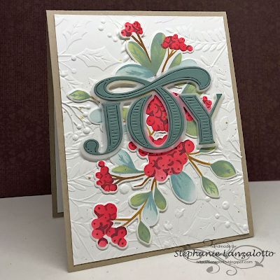 Greetery Cards, Joy Christmas Card, The Greetery, Joy Cards, Ink Well, Holiday Greenery, Christmas Challenge, Spellbinders Cards, Christmas 2023