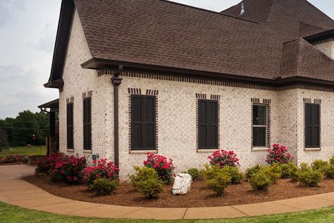 LOGAN CANYON - White Brick Logan Canyon Brick, House Images, Spring City, Building Projects, White Brick, Dream House Exterior, Construction Site, Brick House, Tennessee