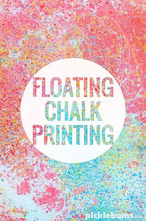 Tinfoil Painting, Floating Painting, Chalk Prints, Easy Art Projects, Art Activity, Easy Art, Art Activities For Kids, Magical Art, Camping Art