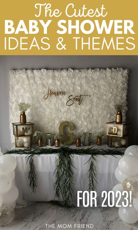 Baby shower ideas and themes. Trending Baby Shower Themes 2023, Gender Nuetral Baby Shower Idea, February Boy Baby Shower Ideas, No Gender Baby Shower Ideas, Gender Neutral Baby Shower Ideas Winter, Unique Baby Shower Themes For Boys, Neutral Shower Ideas, Baby Shower Ideas Gender Neutral, Neutral Baby Shower Decorations