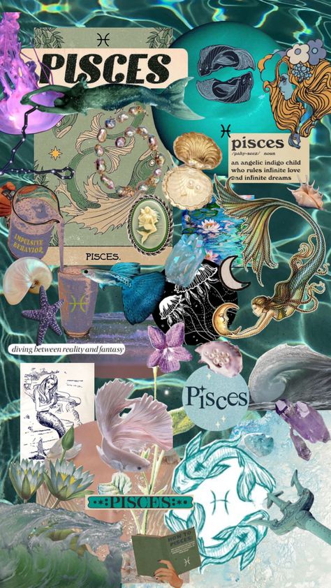 Piscescore Aesthetic, Pisces Aesthetic Wallpaper, Pisces Eyes, Eleanor Core, Venus Pisces, Pisces + Core + Aesthetic, Pisces Vibes, Pisces Energy, Venus In Pisces