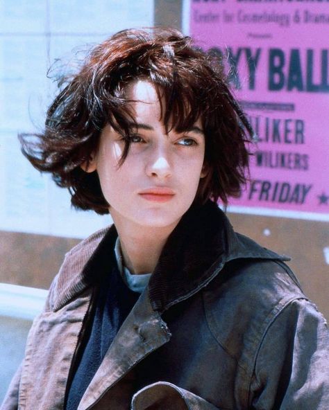 Winona Ryder, Short Hair, Close Up, Hairstyles, Hair, Pink