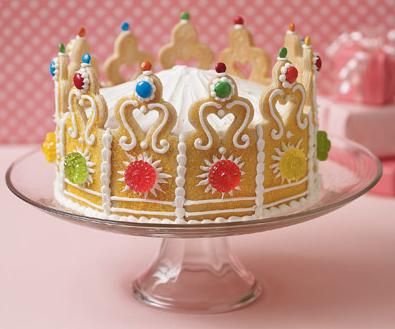 Crown Cake Ideas for Epiphany Disney Inspired Recipes, Crown Cookies, Torte Creative, Crown Cake, Torte Cupcake, Cake Gallery, Princess Cake, Party Desserts, Photo Cake