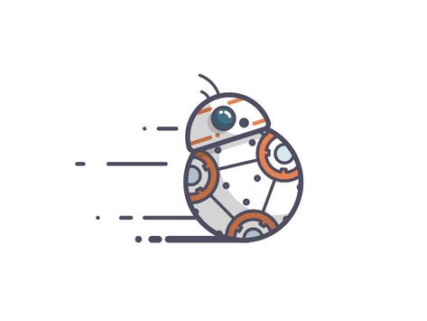 Can't help it! Had to join the unrelenting BB-8 illustrations bc I saw it and it was amazing!!  It is actually part of a bigger Star Wars illustration to come later... Now stop working and go see T... Star Wars Illustration, Arte Doodle, Star Wars Bb8, Star Wars Droids, Star Wars Drawings, Star Wars Tattoo, Bb 8, Star Wars Wallpaper, Star Wars Fan Art