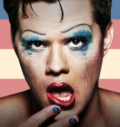 Hedwig And The Angry Inch, Andrew Rannells, Trans Flag, Flag Icon, Flag, White