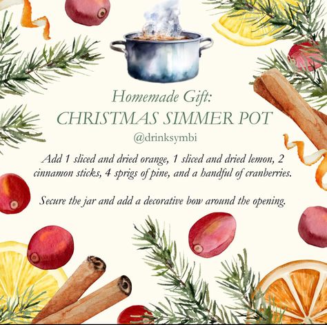 Christmas Simmer Pot Gift, Simmer Pot Gift, Christmas Simmer Pot, Simmer Pots, Simmer Pot Recipes, Potpourri Recipes, Simmer Pot, Christmas Food Gifts, Swedish Christmas