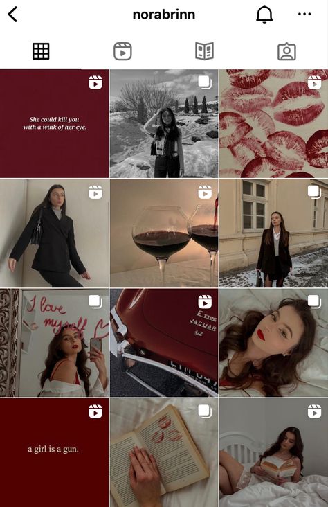 Red velvet Instagram feed inspiration Red And Pink Instagram Feed, Red Aesthetic Instagram Feed, Red Ig Feed, Ig Feed Ideas Aesthetic, Red Instagram Feed, Red Aesthetic Instagram, Ig Post Design, Aesthetic Feed Instagram, Instagram Theme Ideas