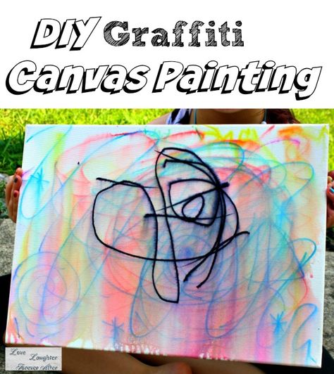 A fun kids craft. Learn how to make Graffiti Canvas Painting Graffiti Painting On Canvas Easy, Fun Painting Ideas On Canvas Easy, Canvas Art Graffiti, Graffiti Canvas Painting, Real Advice, Diy Graffiti, Dance Crafts, Kpop Ideas, Graffiti Canvas