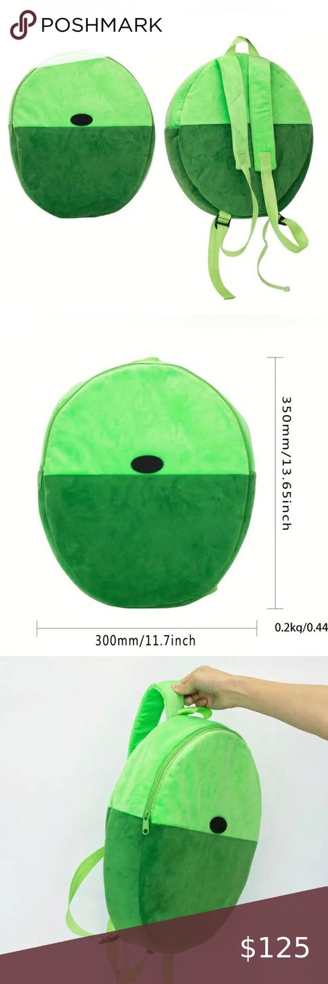 Adventure Time - Finn the Human Green Backpack - NWOT - measurements in photos Finn The Human Backpack, Finn Backpack, Green Backpack, Green Backpacks, Adventure Time Finn, Finn The Human, Adventure Time, Backpacks, Human