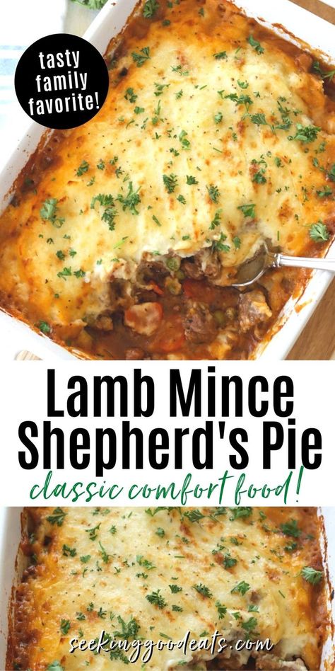 Lamb Shepherds Pie Recipe, Lamb Casserole Recipes, Lamb Shepherds Pie, Lamb Mince Recipes, Ground Lamb Recipes, Lamb Casserole, Lamb Stew Recipes, Shepherd's Pie Recipe, Minced Meat Recipe