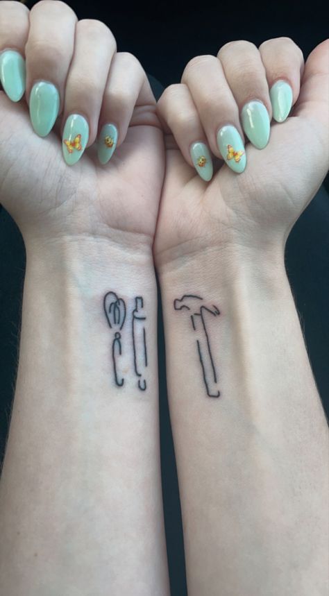 Rolling Pin Tattoo, Hammer And Wrench Tattoo, Whisk And Spatula Tattoo, Hammer And Chisel Tattoo, Tiny Hammer Tattoo, Biscuit Tattoo, Hammer Tattoo Carpenter, Handle With Care Tattoo, Whisk Tattoo