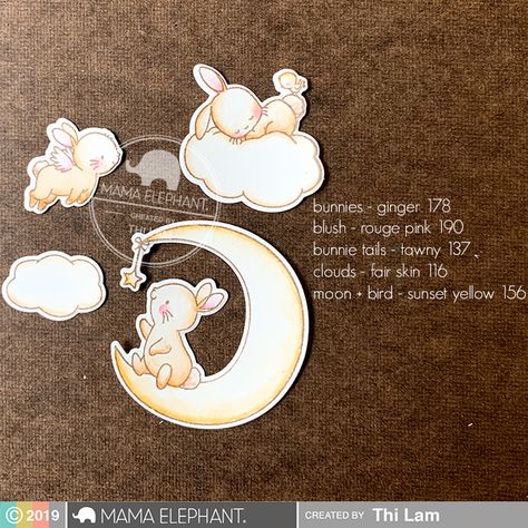 mama elephant | design blog: Wish Upon A Star with Thi Elephant Gif, Mama Elephant Cards, Disney Drawings Sketches, Wish Upon A Star, Mama Elephant, Elephant Design, Sweet Animals, Disney Drawings, Creative Cards