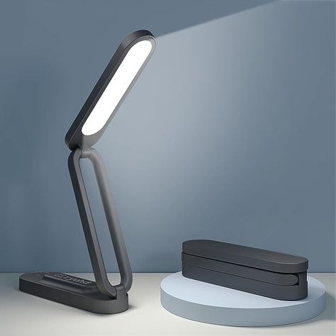 Giryuhd LED Desk Lamp for Office Home & Battery Operated Lamp Rechargeable Lamp Foldable & Portable Light, LED Desk Light Strip, 3 Brightness Dimmable Small Desk Lamp Wireless Reading Lamp - Amazon.com Desk Lamp Ideas, Lamp For Office, Lamp Amazon, Battery Powered Lamp, Battery Operated Lamps, Small Desk Lamp, Led Desk Lighting, Desktop Lamp, Wireless Lights