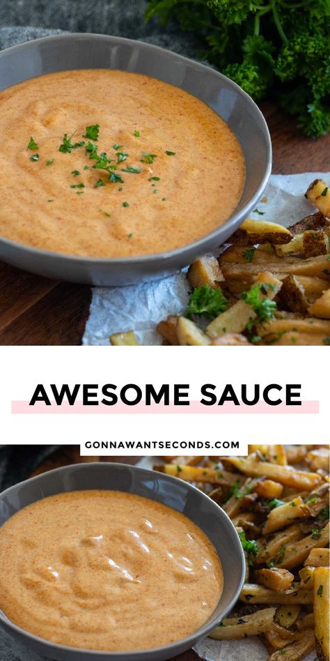 Awesome Sauce Wow Sauce, French Fries Sauce, Dinner Sauces, Fries Sauce, Bakery Goods, Sandwich Sauces, Honey Mustard Dipping Sauce, Grill Food, Mustard Dipping Sauce